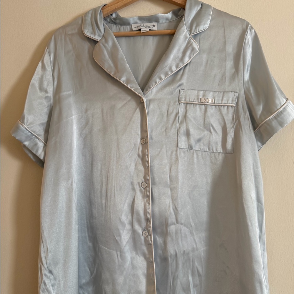 in Bloom bu Jonquil Women's Pajama Set - Relaxed Short Sleeve Top & Shorts - Picture 3 of 5